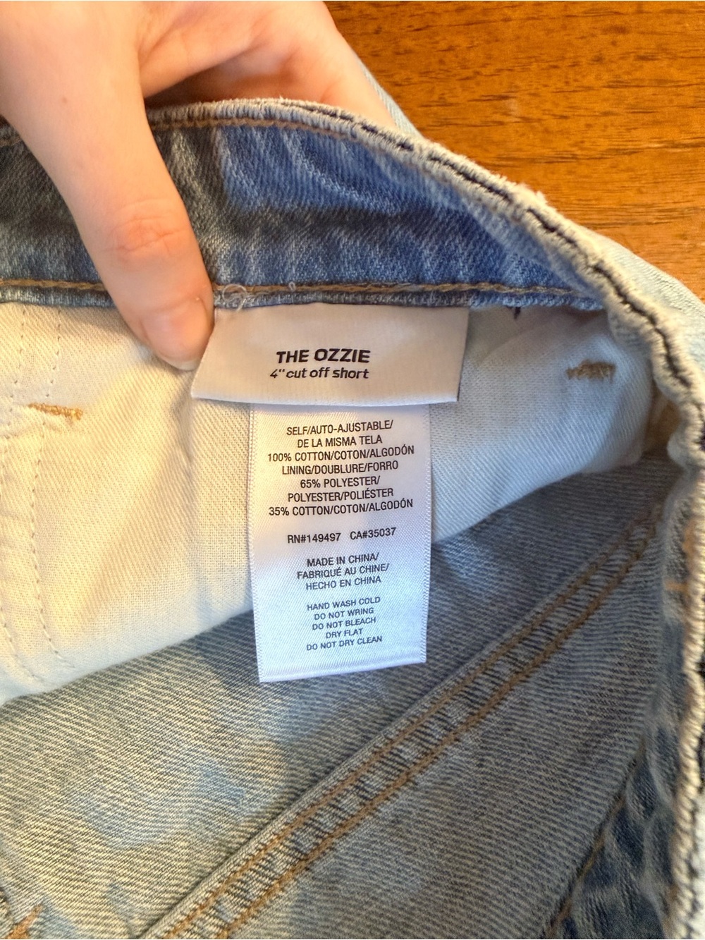 ❤️ Rainbow Rhinestone Jean Shorts - Picture 6 of 7